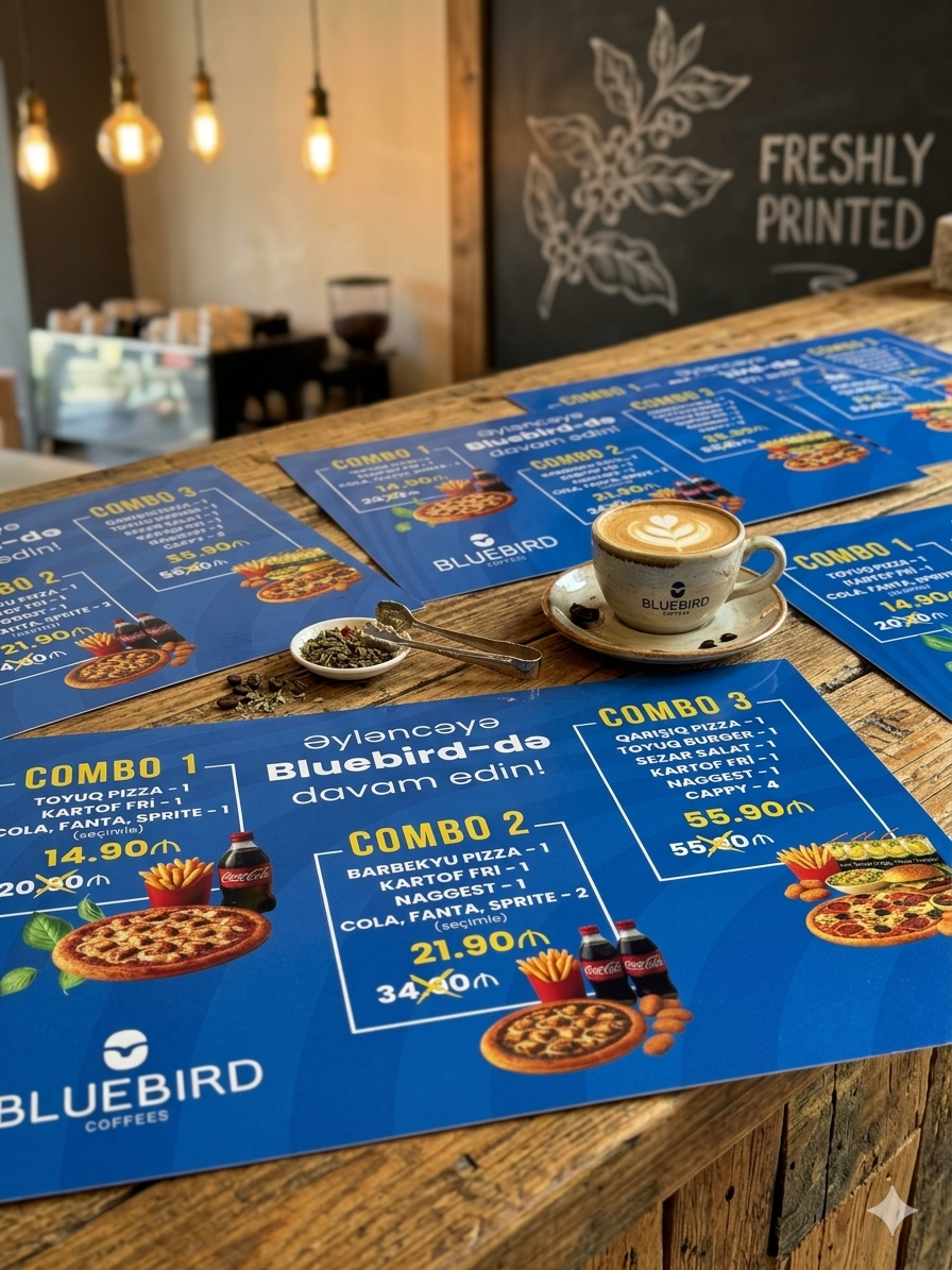 Menu nümunəsi